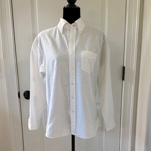 Classic Proper Cloth White Oxford Men's button down Shirt
